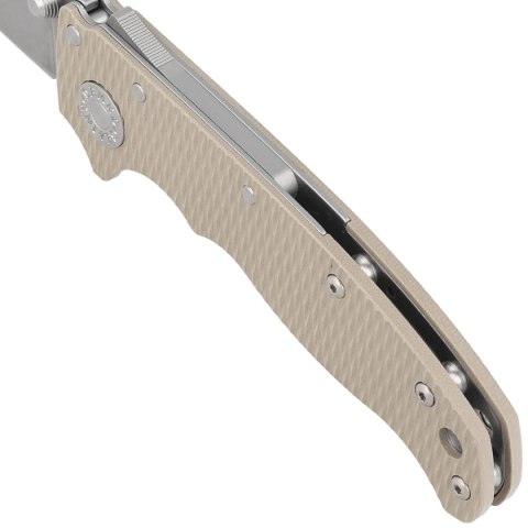 Nóż składany Demko AD20.5 Shark Foot Coyote Tan G10, Stonewashed CPM 3V by Andrew Demko (205-3V-SFCT) Demko Knives