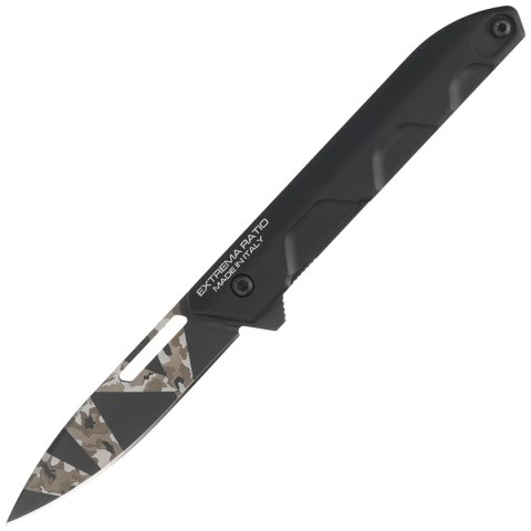 Nóż składany Extrema Ratio Ferrum T Black Warfare Aluminium, Geotech Camo N690 (04.1000.0367/BDW/BLK) Extrema Ratio
