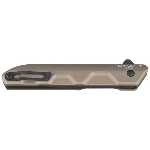 Nóż składany Extrema Ratio Ferrum T Tactical Mud Aluminium, Black N690 (04.1000.0367/BLK/TM) Extrema Ratio