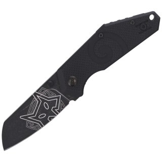 Nóż składany FOX Kea Black G10, Black Stonewashed N690Co by Jared Wihongi (FX-650) FOX