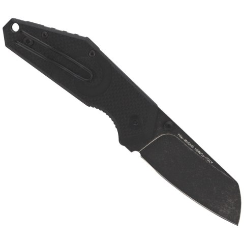 Nóż składany FOX Kea Black G10, Black Stonewashed N690Co by Jared Wihongi (FX-650) FOX