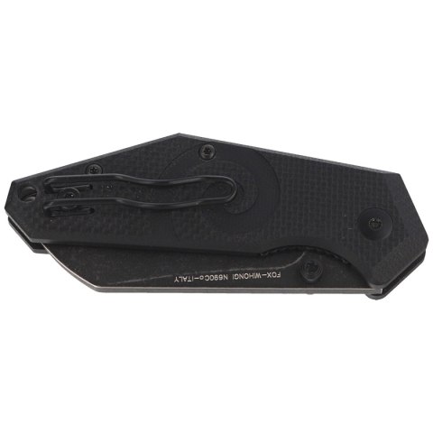 Nóż składany FOX Kea Black G10, Black Stonewashed N690Co by Jared Wihongi (FX-650) FOX