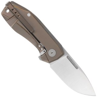Nóż składany LionSteel Nano Bronze Titanium, Satin MagnaCut (NA01 BR) LionSteel