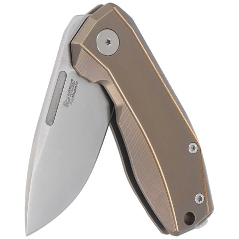 Nóż składany LionSteel Nano Bronze Titanium, Satin MagnaCut (NA01 BR) LionSteel