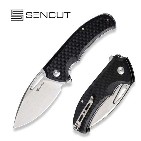 Nóż składany Sencut Phantara Black Coarse G10, Stonewashed 9Cr18MoV (S23014-1) Sencut by We Knife