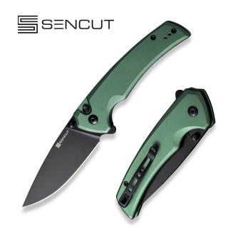 Nóż składany Sencut Serene Green Aluminium, Black D2 (S21022B-5) Sencut by We Knife