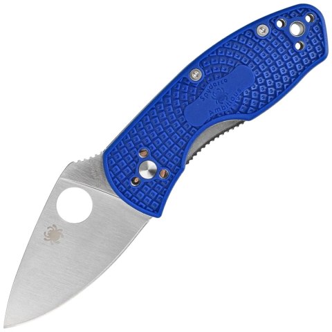 Nóż składany Spyderco Ambitious Lightweight Blue FRN, Satin Plain CPM S35VN (C148PBL) Spyderco Inc.