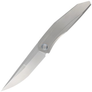 Nóż składany WE Knife Cybernetic LE No 016/205 Gray Titanium, Polished Bead Blasted CPM 20CV (WE22033-2) WE Knife