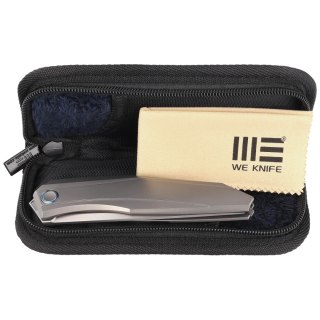 Nóż składany WE Knife Cybernetic LE No 016/205 Gray Titanium, Polished Bead Blasted CPM 20CV (WE22033-2) WE Knife