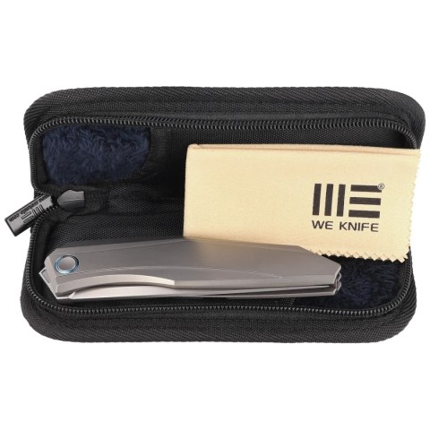 Nóż składany WE Knife Cybernetic LE No 016/205 Gray Titanium, Polished Bead Blasted CPM 20CV (WE22033-2) WE Knife