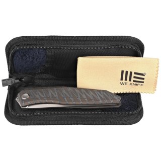 Nóż składany WE Knife Cybernetic LE No 182/200 Tiger Stripe Titanium, Polished Bead Blasted CPM 20CV (WE22033-3) WE Knife