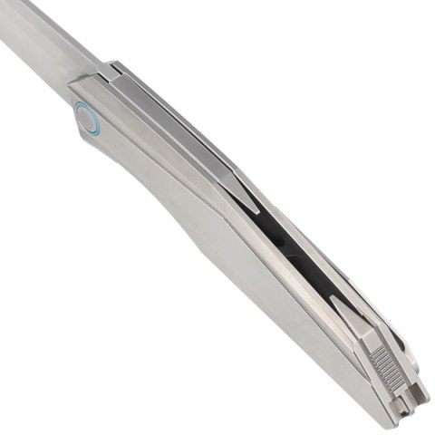 Nóż składany WE Knife Cybernetic LE No 188/205 Gray Titanium, Polished Bead Blasted CPM 20CV (WE22033-2) WE Knife