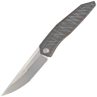 Nóż składany WE Knife Cybernetic LE No 195/200 Tiger Stripe Titanium, Polished Bead Blasted CPM 20CV (WE22033-3) WE Knife