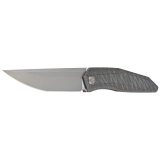 Nóż składany WE Knife Cybernetic LE No 195/200 Tiger Stripe Titanium, Polished Bead Blasted CPM 20CV (WE22033-3) WE Knife