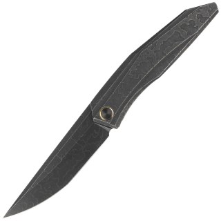 Nóż składany WE Knife Cybernetic LE No 201/205 Black Etching Pattern Titanium, Black Stonewashed CPM 20CV (WE22033-4) WE Knife