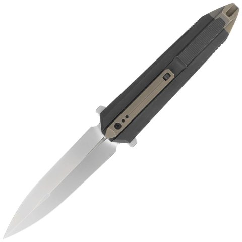 Nóż składany WE Knife Diatomic Black / Bronze Titanium, Polished Bead Blasted CPM 20CV (WE22032-3) WE Knife