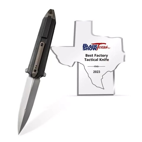 Nóż składany WE Knife Diatomic Black / Bronze Titanium, Polished Bead Blasted CPM 20CV (WE22032-3) WE Knife