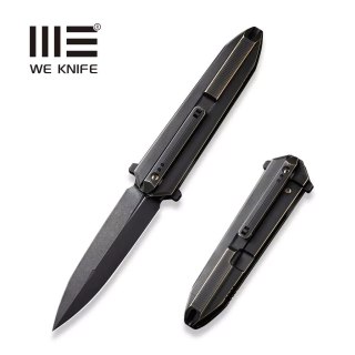 Nóż składany WE Knife Diatomic Bronze / Black Titanium, Black Stonewashed CPM 20CV (WE22032-1) WE Knife