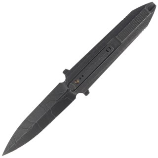 Nóż składany WE Knife Diatomic Pattern Black Stonewashed Titanium, Pattern Black Stonewashed CPM 20CV (WE22032-4) WE Knife