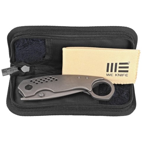 Nóż składany WE Knife Envisage Gray Titanium, Gray Stonewashed CPM 20CV by Tuffknives (WE22013-1) WE Knife