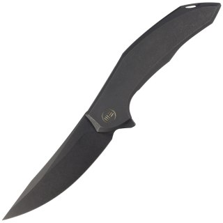 Nóż składany WE Knife Merata LE No 165/205 Black Titanium, Black Stonewashed CPM 20CV by Anton Tkachenko (WE22008A-1) WE Knife