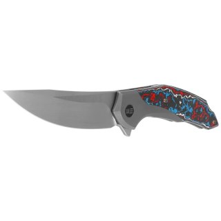 Nóż składany WE Knife Merata LE No 245/310 Titanium / Nebula Fat Carbon Fiber, Hand Rubbed Satin CPM 20CV by Anton Tkachenko (WE WE Knife