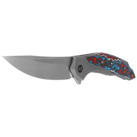 Nóż składany WE Knife Merata LE No 245/310 Titanium / Nebula Fat Carbon Fiber, Hand Rubbed Satin CPM 20CV by Anton Tkachenko (WE WE Knife