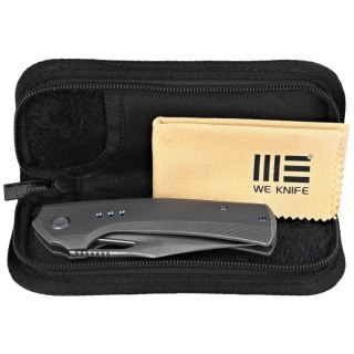 Nóż składany WE Knife Nefaris LE No 089/155 Gray Hand Rubbed Titanium, Hand Rubbed Satin CPM 20CV (WE22040D-1) WE Knife
