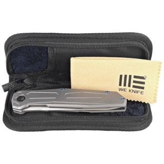 Nóż składany WE Knife Shadowfire Gray Titanium, Hand Polished Satin CPM 20CV by Rafal Brzeski (WE22035-2) WE Knife
