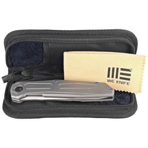 Nóż składany WE Knife Shadowfire Gray Titanium, Hand Polished Satin CPM 20CV by Rafal Brzeski (WE22035-2) WE Knife