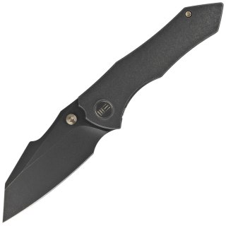 Nóż składany We Knife High-Fin Black Titanium, Black Stonewashed CPM 20CV by Gavko Knives (WE22005-1) WE Knife