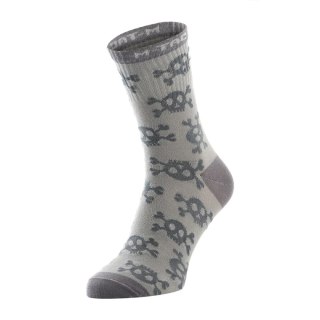 Skarpety M-Tac lekkie Mk.3 Pirate Skull Light Grey (30903911) M-TAC