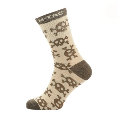 Skarpety M-Tac lekkie Mk.3 Pirate Skull Sand (30903913) M-TAC