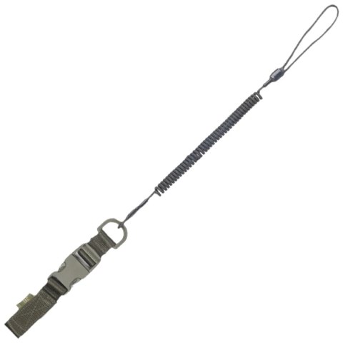 Smycz M-Tac Retraktor Medium Kombinowana Z D-Ringiem I Fastexem Olive (51435701) M-TAC
