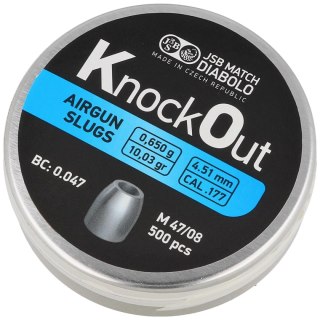 Śrut JSB Slug KnockOut 4.51 mm, 0.650 g, 500 szt. (546124-500) JSB
