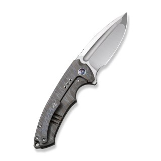 Nóż WE Knife Nexusia LE No ???/150 Tiger Stripe Titanium, Hand Satin CPM 20CV (WE22044-3) WE Knife