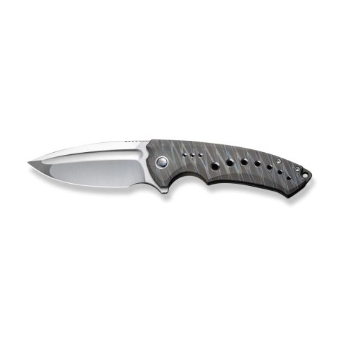 Nóż WE Knife Nexusia LE No ???/150 Tiger Stripe Titanium, Hand Satin CPM 20CV (WE22044-3) WE Knife