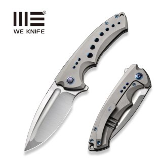 Nóż WE Knife Nexusia LE No ???/155 Gray Titanium, Hand Satin CPM 20CV (WE22044-2) WE Knife