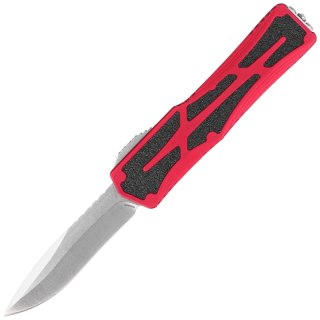 Nóż automatyczny OTF Heretic Colossus RE Red Aluminium, Stonewashed MagnaCut by Tony Marfione Jr. Heretic Knives