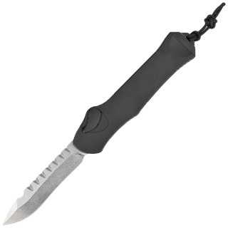 Nóż automatyczny OTF Heretic Hydra R/E Black Aluminium, Stonewashed MagnaCut by Tony Marfione Jr. Heretic Knives