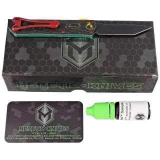 Nóż automatyczny OTF Heretic Manticore S T/E Bounty Hunter/Camo Carbon, Battleworn Black Cerakote MagnaCut by Tony Marfione Jr. Heretic Knives