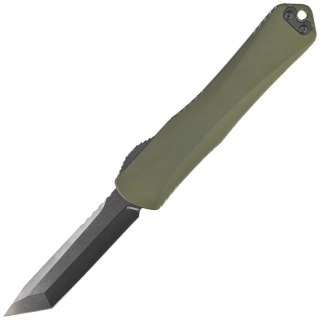 Nóż automatyczny OTF Heretic Manticore X T/E Green Aluminium, Black DLC MagnaCut by Tony Marfione Jr. Heretic Knives