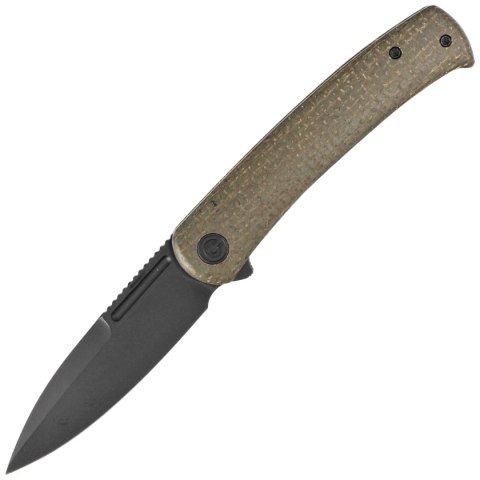 Nóż składany Civivi Caetus Green Burlap Micarta, Black Stonewashed 14C28N (C21025C-3) Civivi by WE Knife