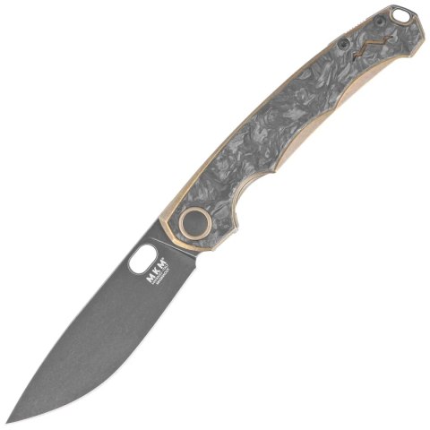 Nóż składany MKM Eclipse Bronze Titanium, Black Stonewashed MagnaCut by Jesper Voxnæs (MK EL-BRCFD) MKM - Maniago Knife Makers