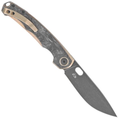 Nóż składany MKM Eclipse Bronze Titanium, Black Stonewashed MagnaCut by Jesper Voxnæs (MK EL-BRCFD) MKM - Maniago Knife Makers