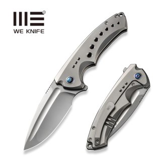 Nóż składany WE Knife Nexusia LE No 155/155 Bead Blasted Titanium, Bead Blasted CPM 20CV (WE22044-4) WE Knife