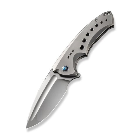 Nóż składany WE Knife Nexusia LE No 155/155 Bead Blasted Titanium, Bead Blasted CPM 20CV (WE22044-4) WE Knife