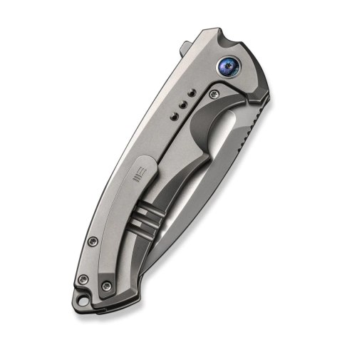 Nóż składany WE Knife Nexusia LE No 155/155 Bead Blasted Titanium, Bead Blasted CPM 20CV (WE22044-4) WE Knife