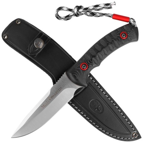 Nóż Muela Phantom-12W Black Micarta, Satin X50CrMoV15 Muela