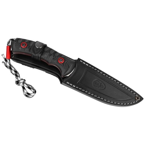 Nóż Muela Phantom-12W Black Micarta, Satin X50CrMoV15 Muela